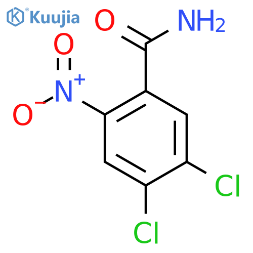 4,5-Dichloro-2-nitrobenzamide structure