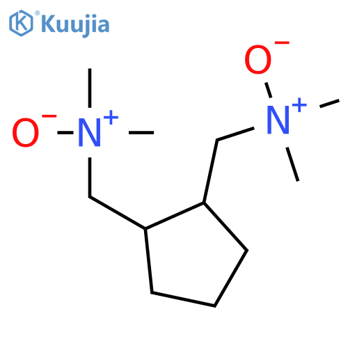 1,2-Cyclopentanedimethanamine, N,N,N',N'-tetramethyl-, N,N'-dioxide structure
