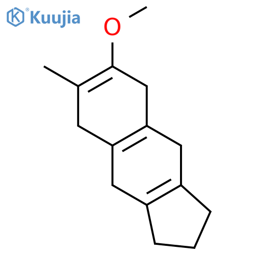 1H-Benz[f]indene, 2,3,4,5,8,9-hexahydro-6-methoxy-7-methyl- structure