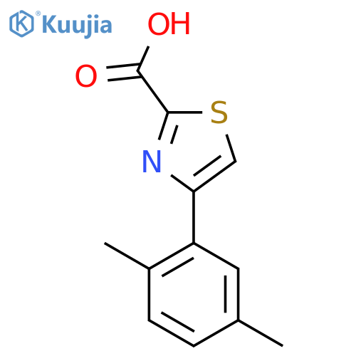 4-(2,5-Dimethylphenyl)-1,3-thiazole-2-carboxylic Acid structure