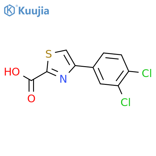 4-(3,4-Dichlorophenyl)thiazole-2-carboxylic acid structure