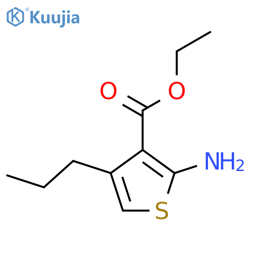 Ethyl 2-Amino-4-propylthiophene-3-carboxylate structure