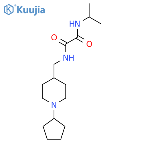 N'-(1-cyclopentylpiperidin-4-yl)methyl-N-(propan-2-yl)ethanediamide structure