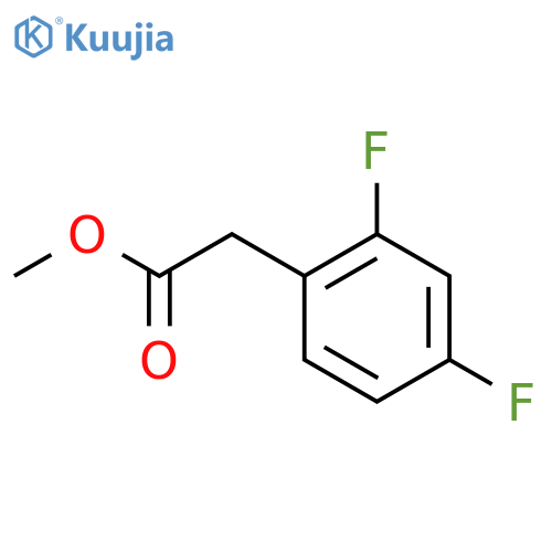 methyl 2-(2,4-difluorophenyl)acetate structure