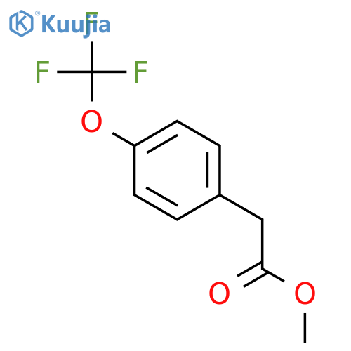 Methyl 2-(4-(trifluoromethoxy)phenyl)acetate structure