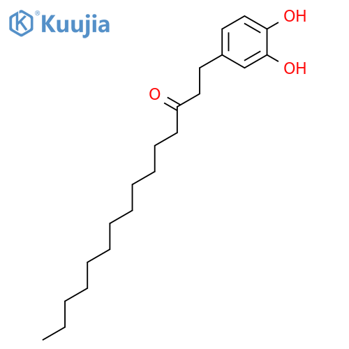 3-Pentadecanone, 1-(3,4-dihydroxyphenyl)- structure