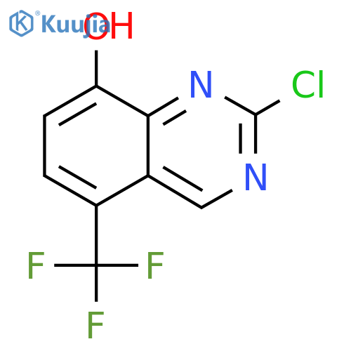 2-Chloro-5-(trifluoromethyl)quinazolin-8-ol structure