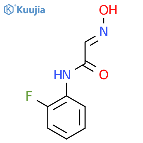 (2E)-N-(2-Fluorophenyl)-2-(hydroxyimino)acetamide structure