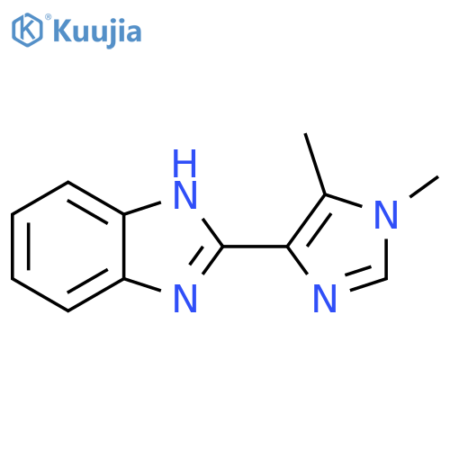 2-(1,5-dimethyl-1H-imidazol-4-yl)-1H-Benzimidazole structure