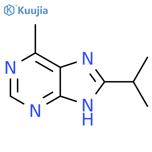 9H-Purine,6-methyl-8-(1-methylethyl)- structure