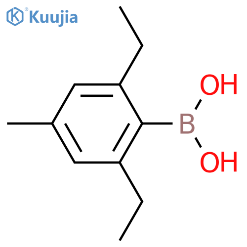 2,6-diethyl-4-methylphenylboronic acid structure