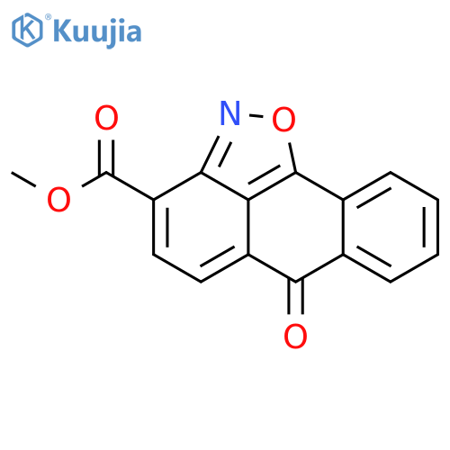 6H-Anthra[1,9-cd]isoxazole-3-carboxylic acid, 6-oxo-, methyl ester structure