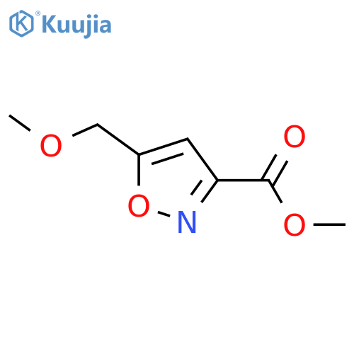 methyl 5-(methoxymethyl)-1,2-oxazole-3-carboxylate structure