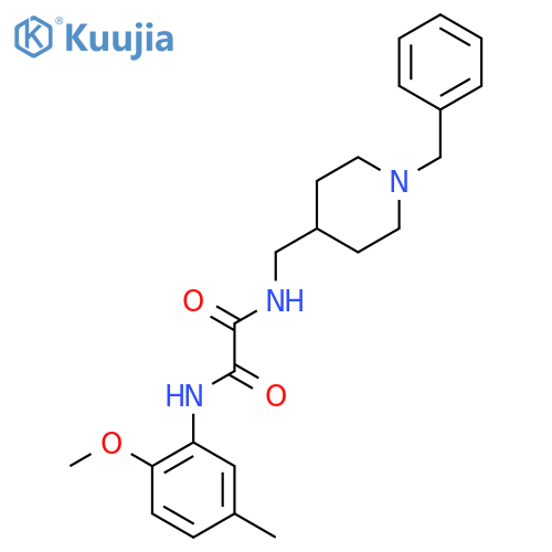 N'-(1-benzylpiperidin-4-yl)methyl-N-(2-methoxy-5-methylphenyl)ethanediamide structure