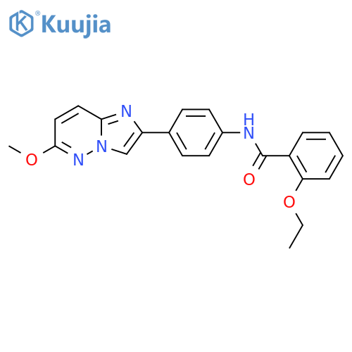2-ethoxy-N-(4-{6-methoxyimidazo1,2-bpyridazin-2-yl}phenyl)benzamide structure