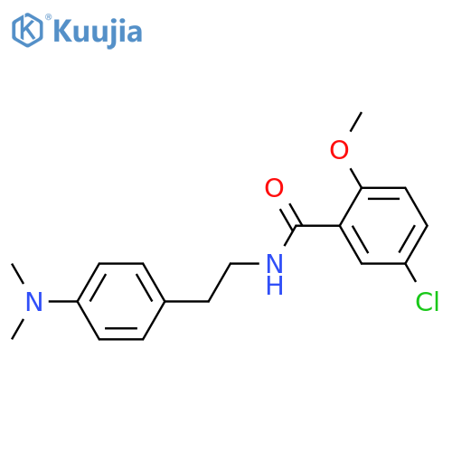 5-chloro-N-{2-4-(dimethylamino)phenylethyl}-2-methoxybenzamide structure