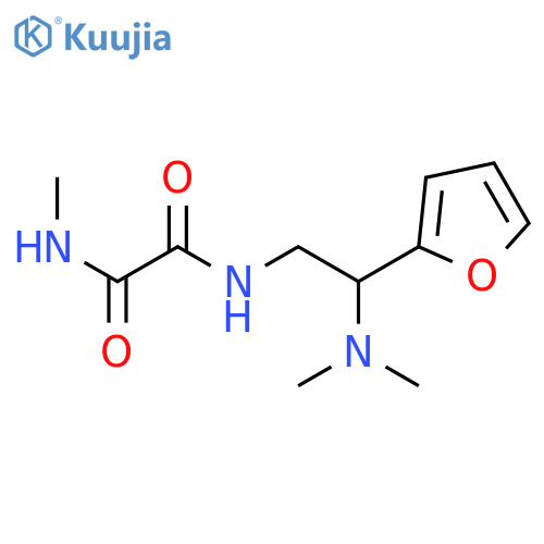 N'-2-(dimethylamino)-2-(furan-2-yl)ethyl-N-methylethanediamide structure