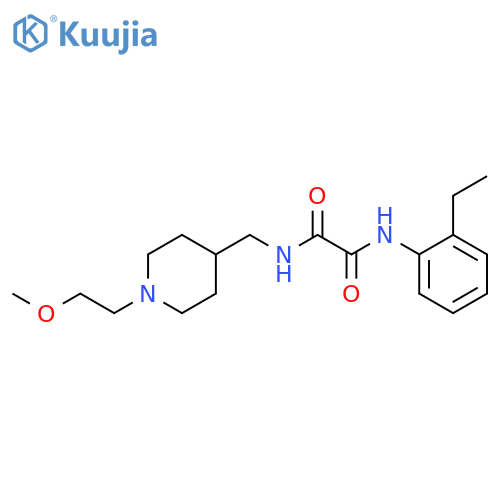 N-(2-ethylphenyl)-N'-{1-(2-methoxyethyl)piperidin-4-ylmethyl}ethanediamide structure