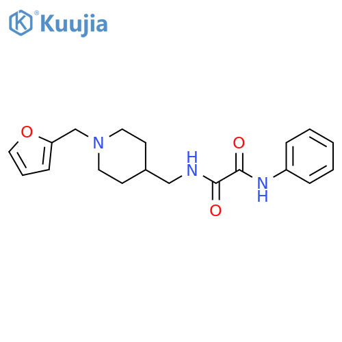 N-({1-(furan-2-yl)methylpiperidin-4-yl}methyl)-N'-phenylethanediamide structure