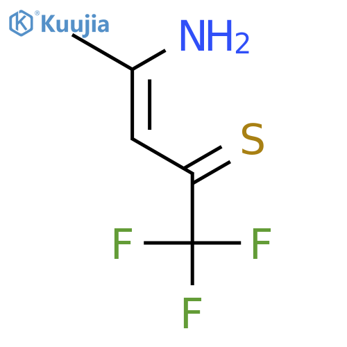 3-Pentene-2-thione, 4-amino-1,1,1-trifluoro-, (Z)- structure