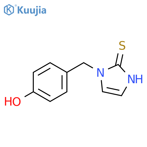 4-(2-Sulfanyl-1H-imidazol-1-yl)methylphenol structure