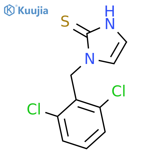 2H-Imidazole-2-thione, 1-[(2,6-dichlorophenyl)methyl]-1,3-dihydro- structure
