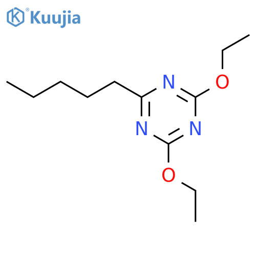 1,3,5-Triazine, 2,4-diethoxy-6-pentyl- structure