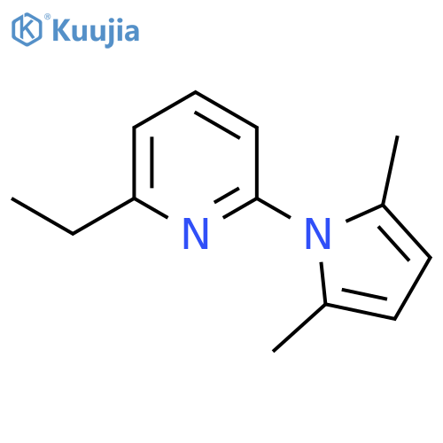 2-(2,5-Dimethyl-1H-pyrrol-1-yl)-6-ethylpyridine structure