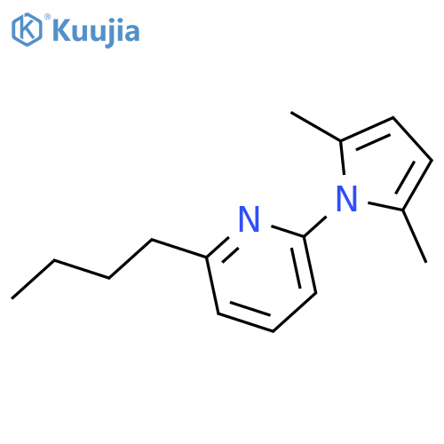 Pyridine, 2-butyl-6-(2,5-dimethyl-1H-pyrrol-1-yl)- structure