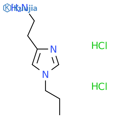 2-(1-Propyl-1H-imidazol-4-yl)ethanamine dihydrochloride structure