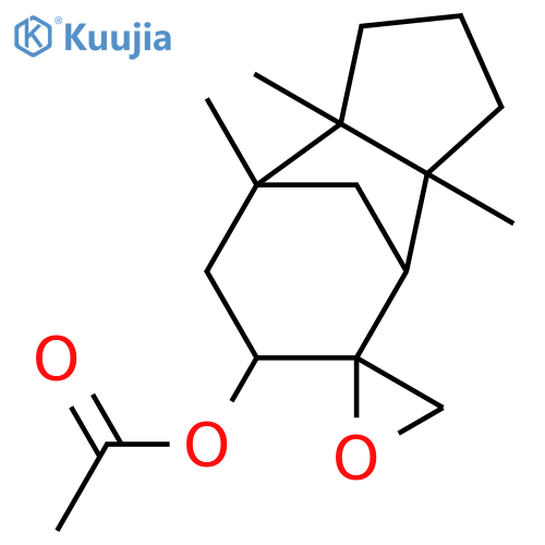 3(15)-Gymnomitren-4-ol; 4β-form, 3α,15-Epoxide, Ac structure