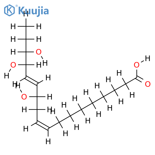 12,15,16-Trihydroxy-octadeca-cis-9,trans-13-dieno-saeure structure