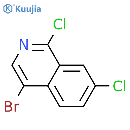 4-Bromo-1,7-dichloro-isoquinoline structure