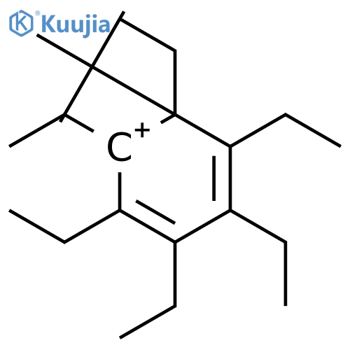 Cyclohexadienylium, 6-(1,1-dimethylethyl)-1,2,3,4,5,6-hexaethyl- structure