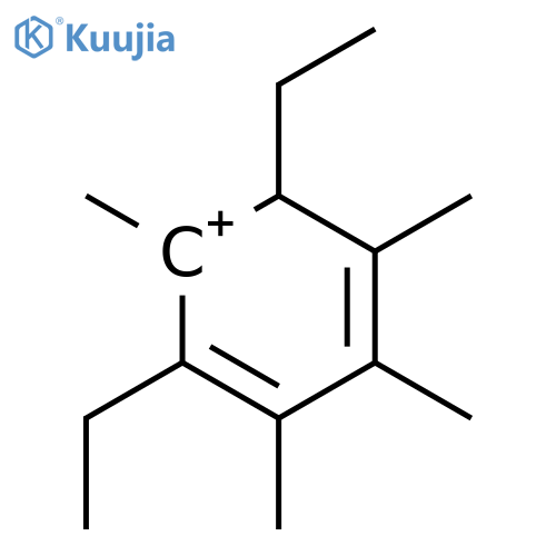 Cyclohexadienylium, 2,6-diethyl-1,3,4,5-tetramethyl- structure