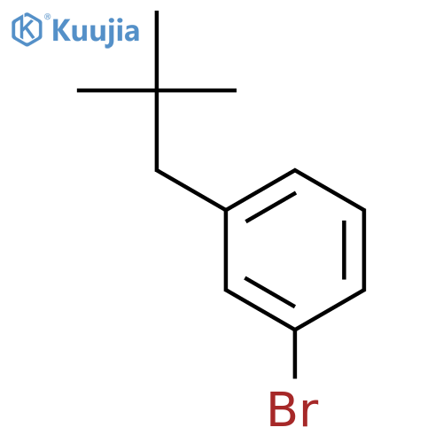 Benzene, 1-bromo-3-(2,2-dimethylpropyl)- structure