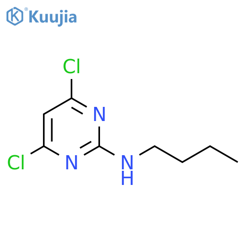 N-butyl-4,6-dichloropyrimidin-2-amine structure