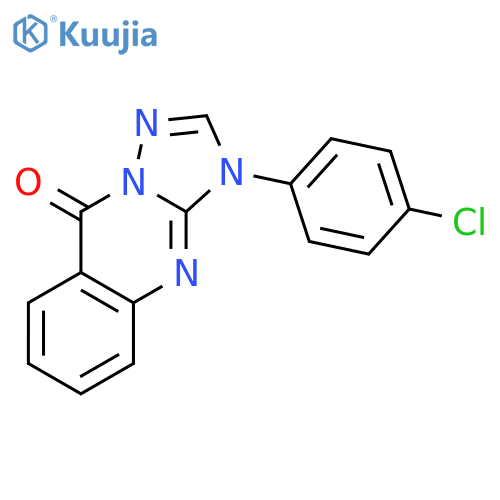 3-(4-Chlorophenyl)[1,2,4]triazolo[5,1-b]quinazolin-9(3H)-one structure