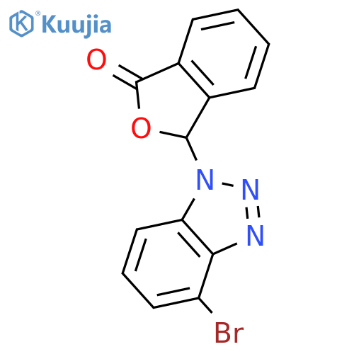 1(3H)-Isobenzofuranone, 3-(bromo-1H-benzotriazol-1-yl)- structure