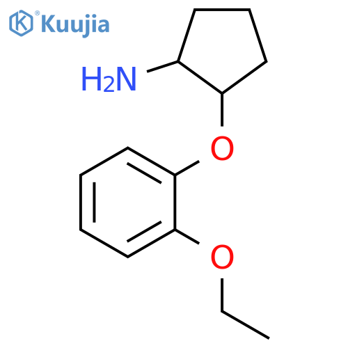 2-(2-ethoxyphenoxy)cyclopentan-1-amine structure