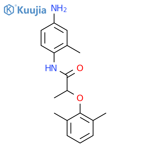 N-(4-Amino-2-methylphenyl)-2-(2,6-dimethylphenoxy) propanamide structure