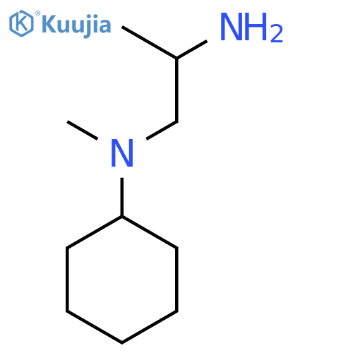 N-(2-Aminopropyl)-N-methylcyclohexanamine structure