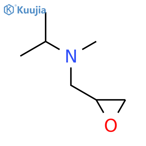 methyl(oxiran-2-yl)methyl(propan-2-yl)amine structure