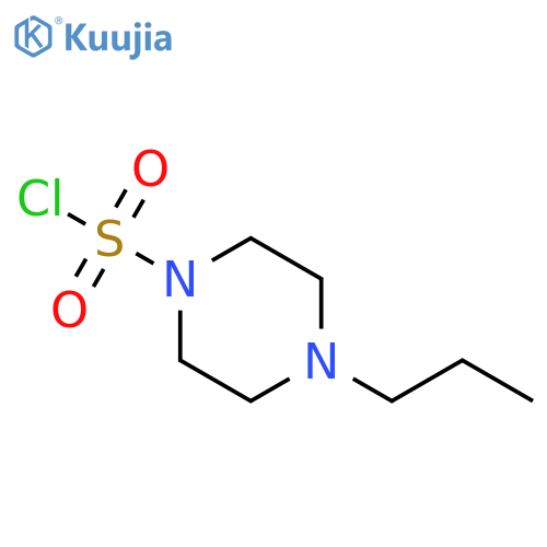 4-propylpiperazine-1-sulfonyl chloride structure