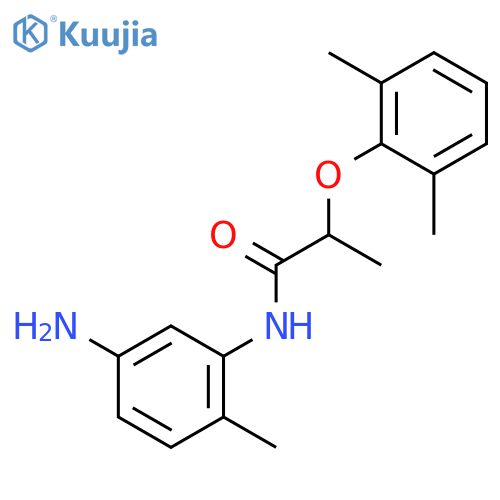 N-(5-Amino-2-methylphenyl)-2-(2,6-dimethylphenoxy) propanamide structure