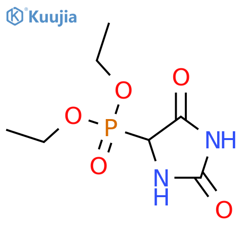 Diethyl 5-hydantoylphosphonate structure
