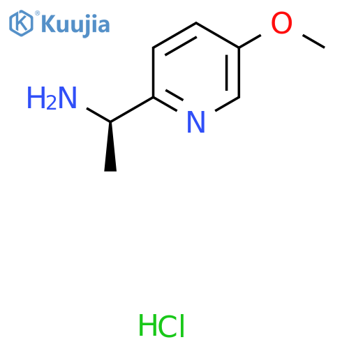 (R)-1-(5-Methoxypyridin-2-yl)ethanamine hydrochloride structure