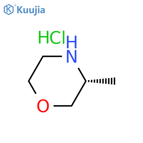 (3R)-3-methylmorpholine hydrochloride structure