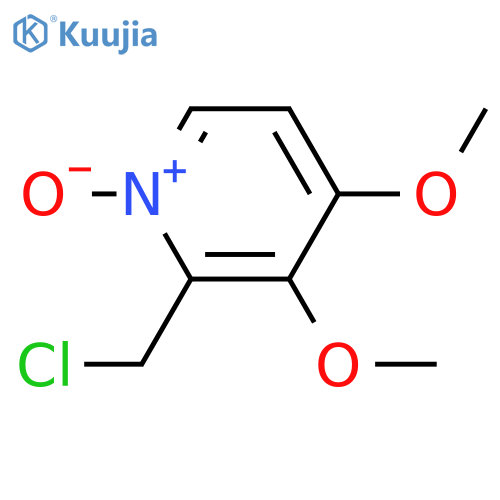 2-Chloromethyl-3,4-dimethoxypyridine-N-oxide structure