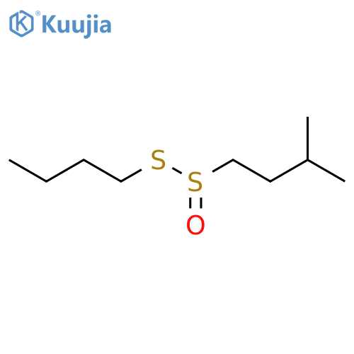1-[(3-Methylbutanesulfinyl)sulfanyl]butane structure
